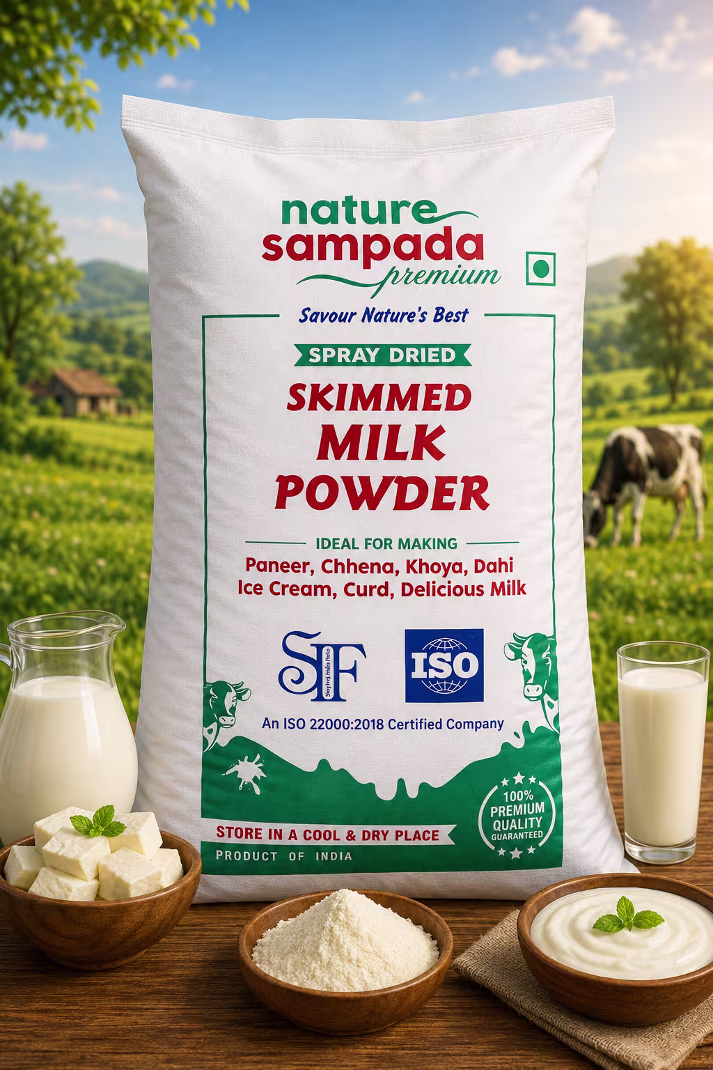 Nature Sampada Milk Powder Industrial Pack 25 KG